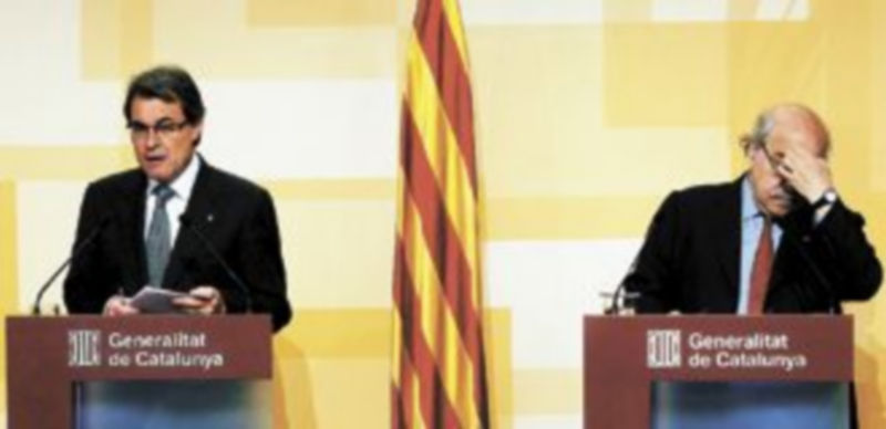 El presidente catalán