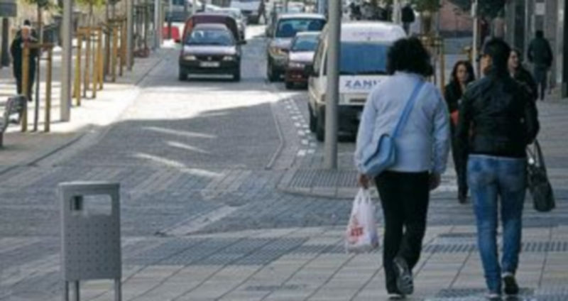 La urbanización de la calle de José Zorrilla fue una de las principales obras licitadas en 2009. / Juan Martín