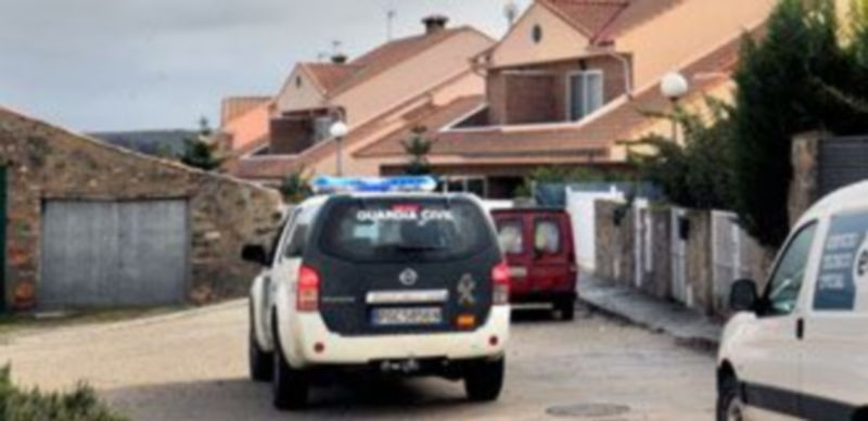 Un vehículo de la Guardia Civil