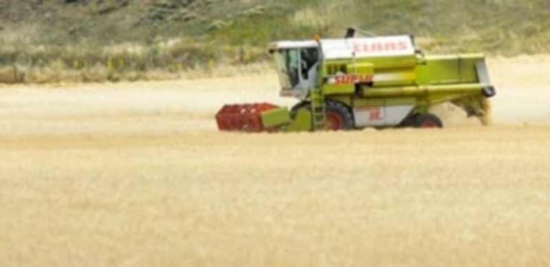 Una cosechadora