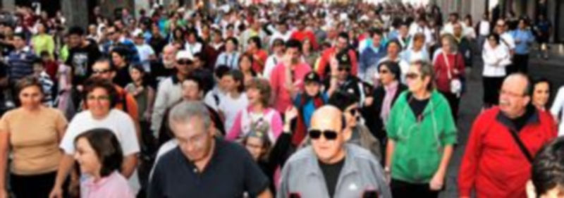 En la Marcha Apadefim los segovianos renuevan cada año año su apoyo al trabajo en favor de la integración de las personas con discapacidad intelectual./kamarero