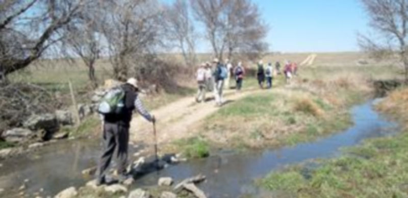 El camino se abre ante ti 1 Un grupo de internos del Centro Penitenciario de Segovia fue pionero en recorrer el ‘Camino de San Frutos’. / Marcelo Galindo