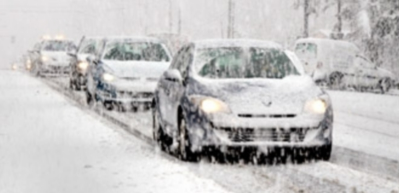 Aspecto que ofrecía ayer a primera hora de la tarde la travesía de San Rafael. / Pedro L. Merino