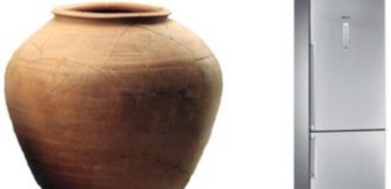 Los escolares relacionarán la función del frigorífico con las antiguas vasijas. / E.A.