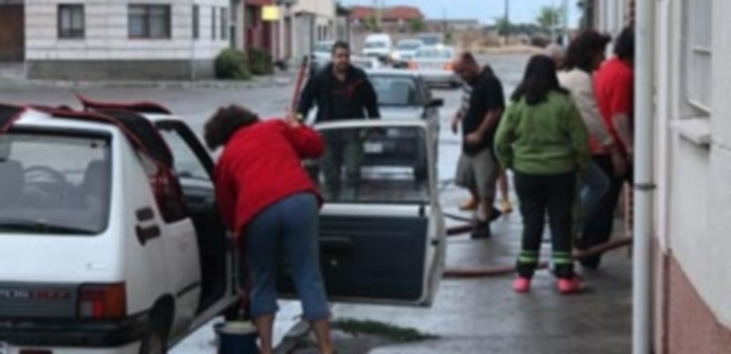 Inundaciones ocasionadas en septiembre de 2014 en esta misma zona. / C. N.