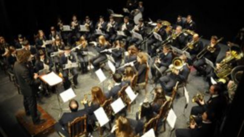 Actuación de la Banda de Coca en enero de 2011. / Juan Martín.