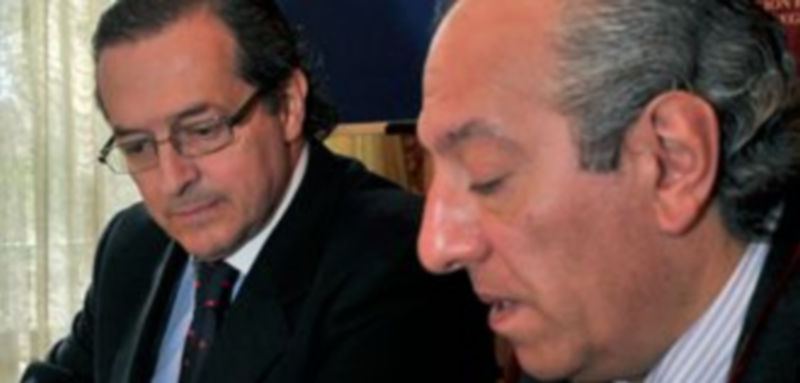 Monsalve y el secretario del área