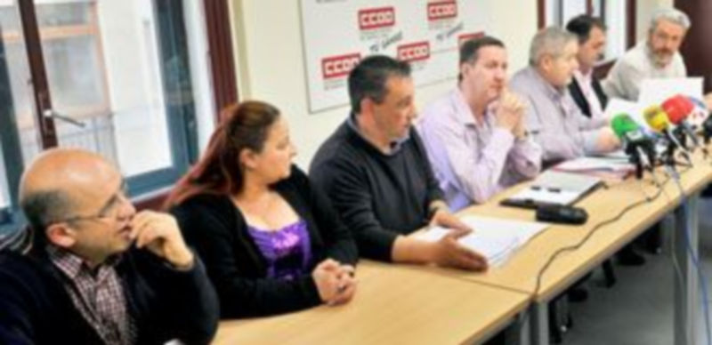 Los representantes de los trabajadores y sindicatos