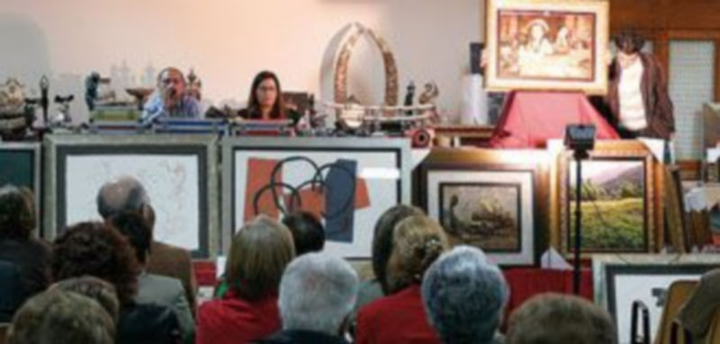 Edición anterior de la subasta de arte en la villa. / GABRIEL GÓMEZ