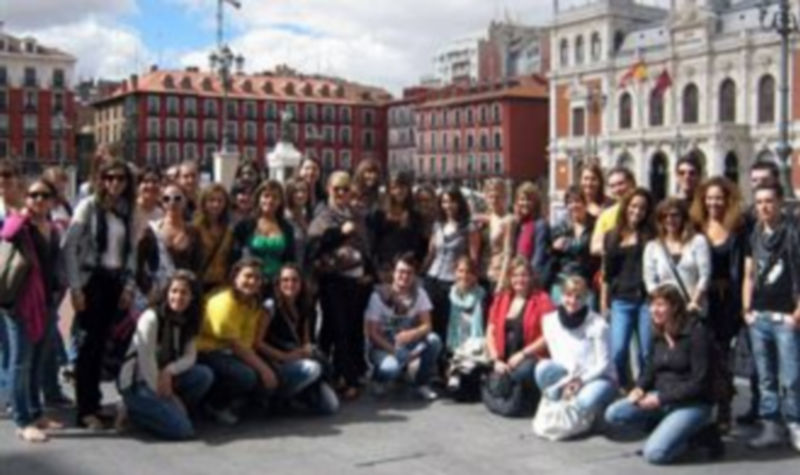 Visita realizada en Valladolid con motivo de la recepción de los alumnos Erasmus/F. F.