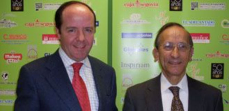 Cándido López (AIHS) y José Luis Muñoz (Cruz Roja). /El Adelantado