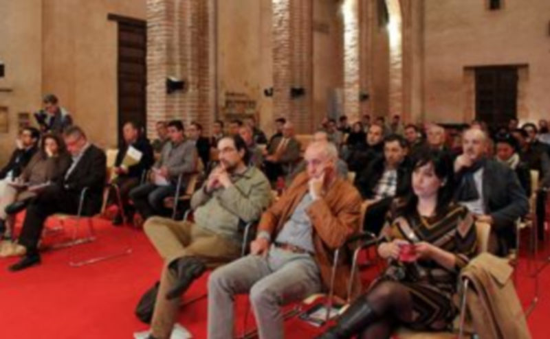 Representantes del sector del transporte participaron ayer en la jornada. / Gabriel Gómez