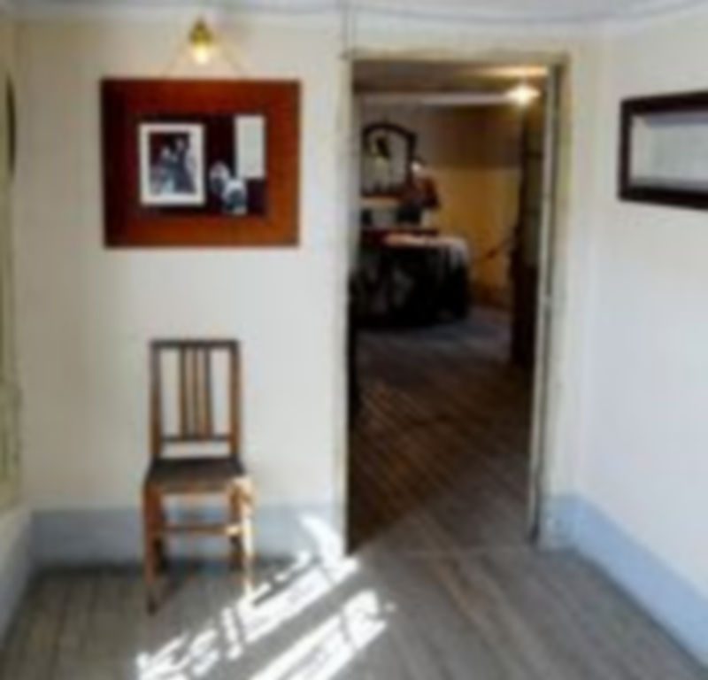 Vista del interior de la casa de Antonio Machado. / Juan Martín