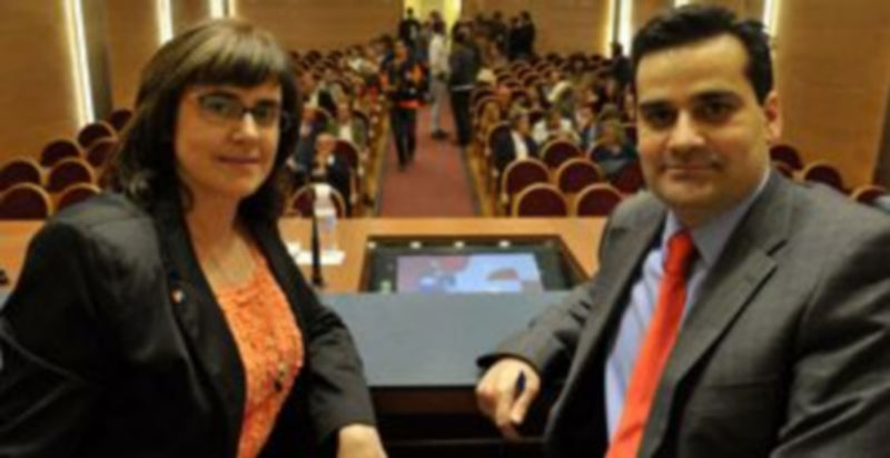 Mariví Domínguez y César Gómez