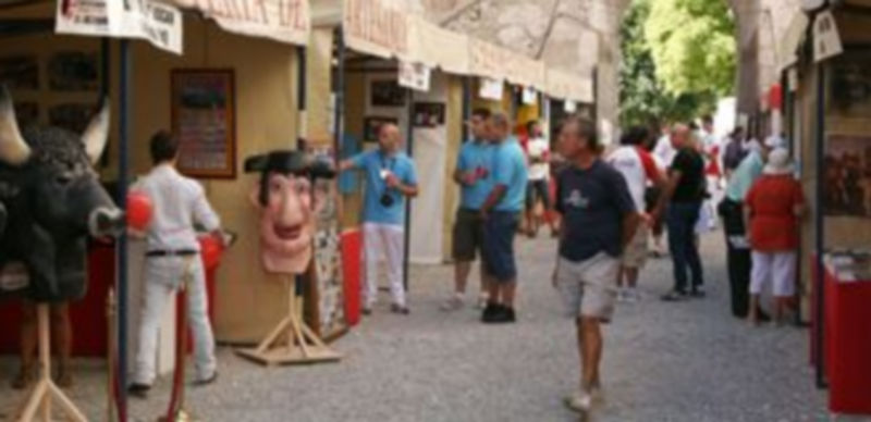 La Asociación de Aficionados y Corredores  organizó una Feria de Festejos Taurinos en las fiestas de 2010./Gabriel Gómez