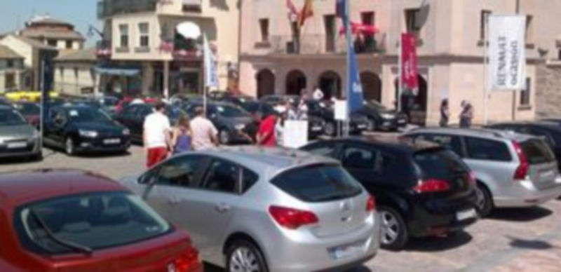 Una exposición de vehículos de ocasión organizada este año en la provincia de Segovia. / El Adelantado