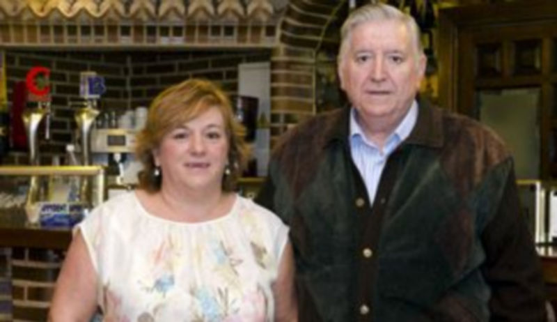 Asunción Pesquera y Félix Santamaría