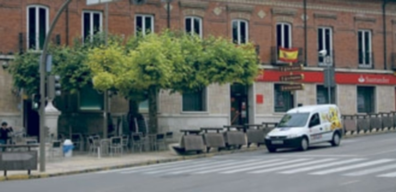 La cámara situada en la zona de los Paseos de San Francisco recoge un tránsito de 1750 vehículos diarios. / C.N.