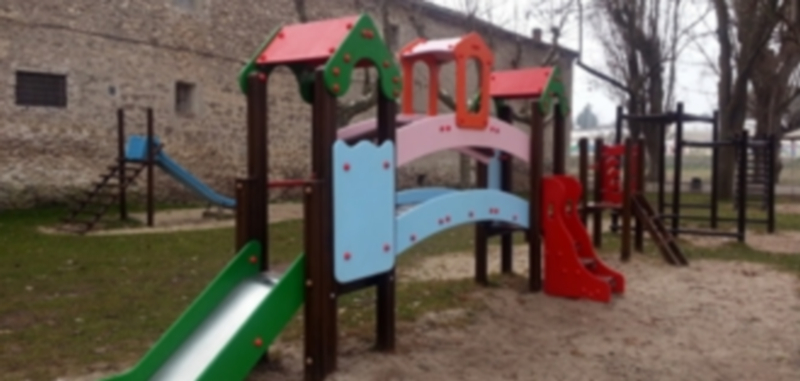 Parque de Santa Clara con los columpios restaurados y renovados