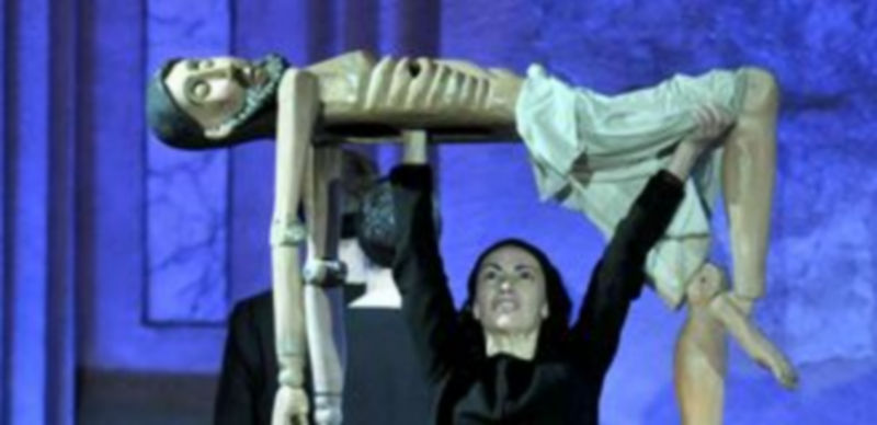 Imagen de archivo de una representación de ‘Misterio del Cristo de los Gascones’ en San Justo. / Alberto Benavente