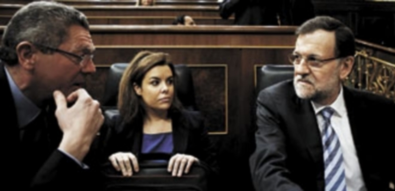 Alberto Ruiz Gallardón es el miembro del Gabinete que menos apoyos cuenta entre sus compañeros