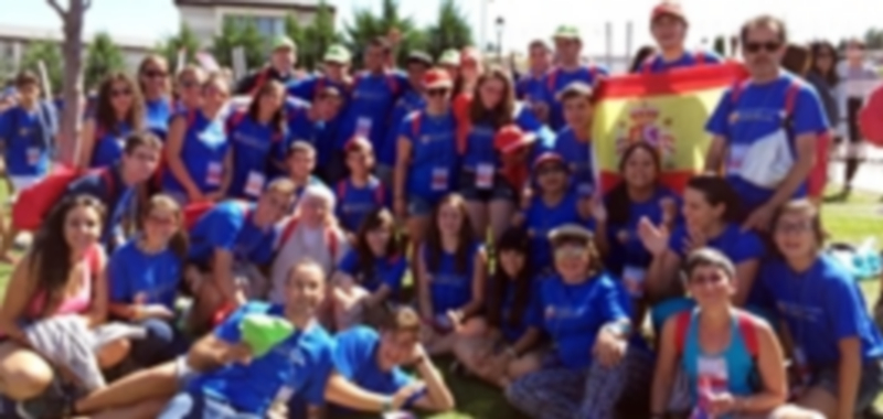 Siete cuellaranos, entre los jóvenes del Encuentro Europeo 1 Jóvenes de la Pastoral de Cuéllar junto a los de la Diócesis de Segovia. / C.N.