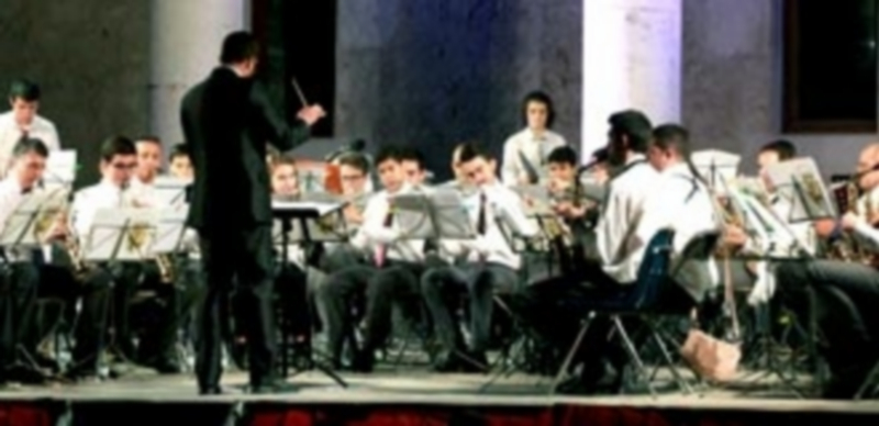 Instantes del concierto de música sinfónica celebrado en el Castillo de Cuéllar. / Chantal núñez