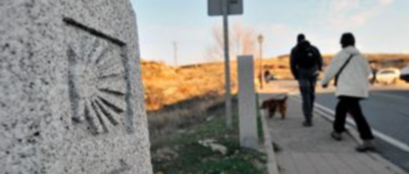 El Camino de Santiago procedente de Madrid está señalizado en el tramo que pasa por la provincia de Segovia. /Kamarero