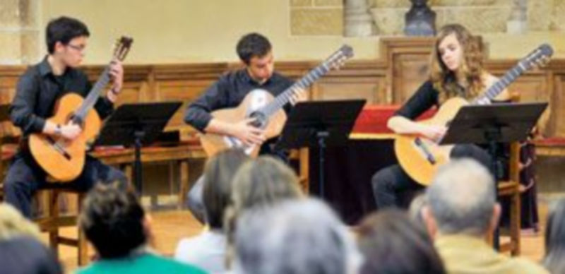 Imagen del concierto ofrecido ayer al mediodía en San Quirce. / Kamarero