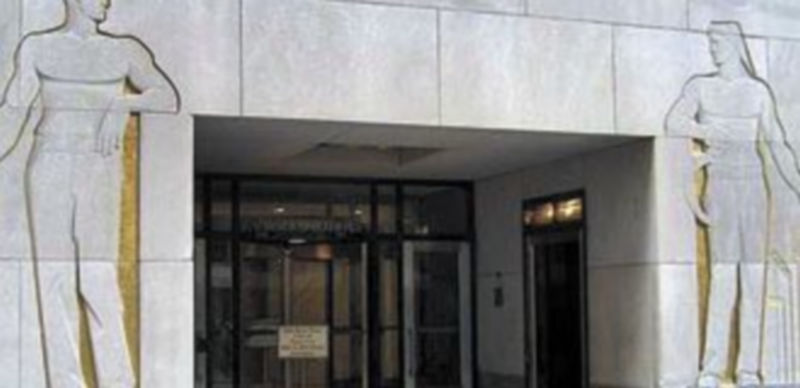 Imagen de la entrada de la delegación de Cataluña en Nueva York.