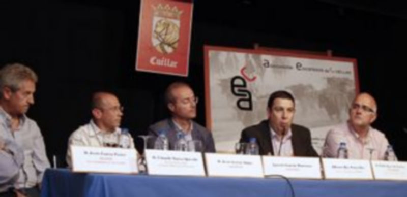 Uno de los coloquios celebrados por la asociación “Encierros de Cuéllar”. / Gabriel Gómez