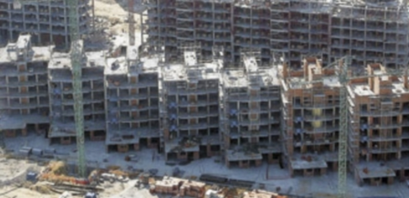 Vista aérea de unas promociones en construcción. / Eduardo Margareto (Ical)