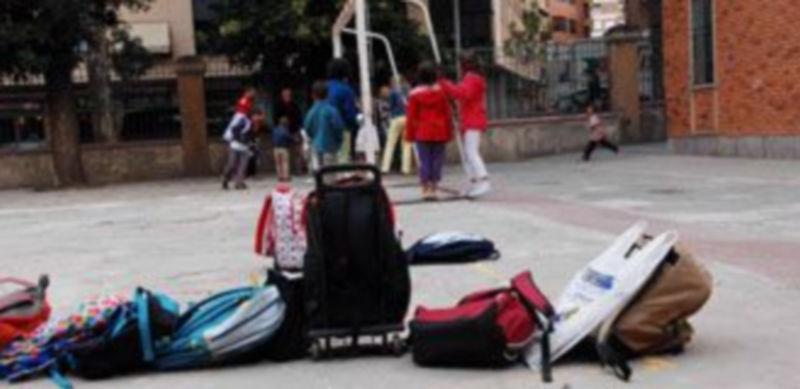 Imagen de archivo de alumnos de un centro educativo de Segovia