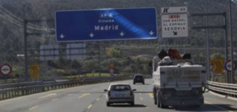 La AP-6 está ya en condiciones de acoger el gran volumen de tráfico que habrá en la próxima Semana Santa. / Juan Martín