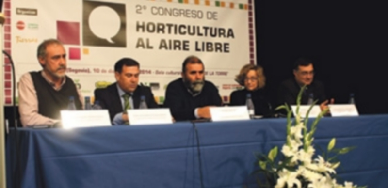 El II Congreso de Horticultura aborda las dificultades del sector 1 Acto inaugural del II Congreso de Horticultura al aire libre./ Chantal Núñez