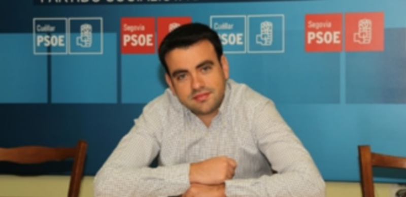 El secretario general de la agrupación socialista en Cuéllar
