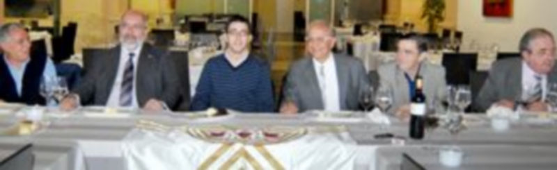 Alberto Román junto a Luciano Municio y Antonio Calvo. / Alberto Benavente