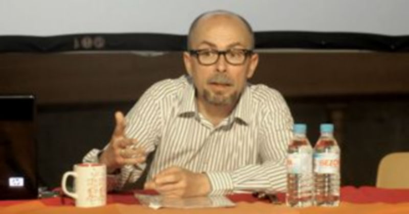 Eduardo Carrero durante su intervención en la mesa redonda / A. Benavente