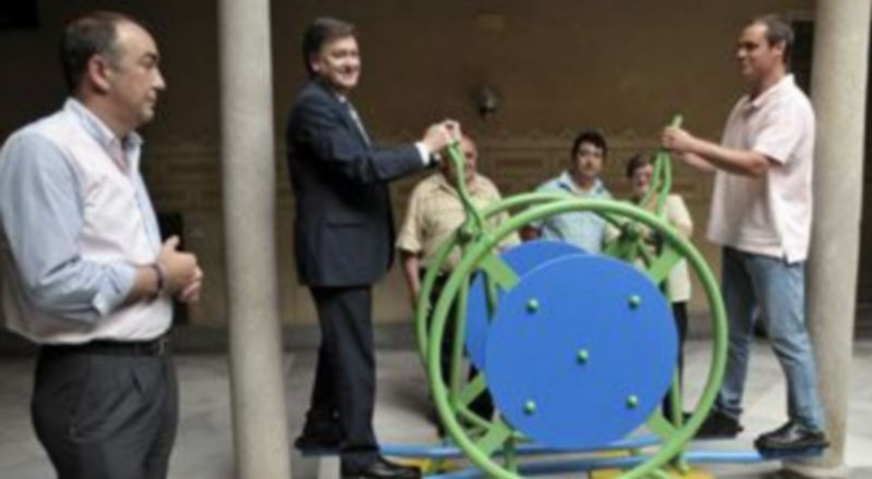 Vázquez y el alcalde de Sanchonuño