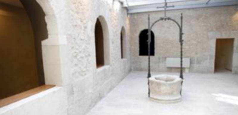 Zona de estar del albergue