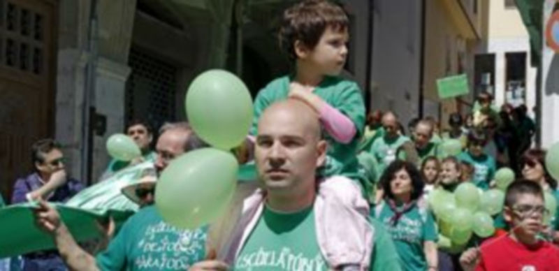 Un momento del Paseo Verde organizado por la Comisión. / Gabriel Gómez