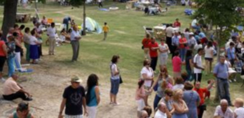 La pradera del Santuario acogerá la comida de la cita. / Gabriel Gómez