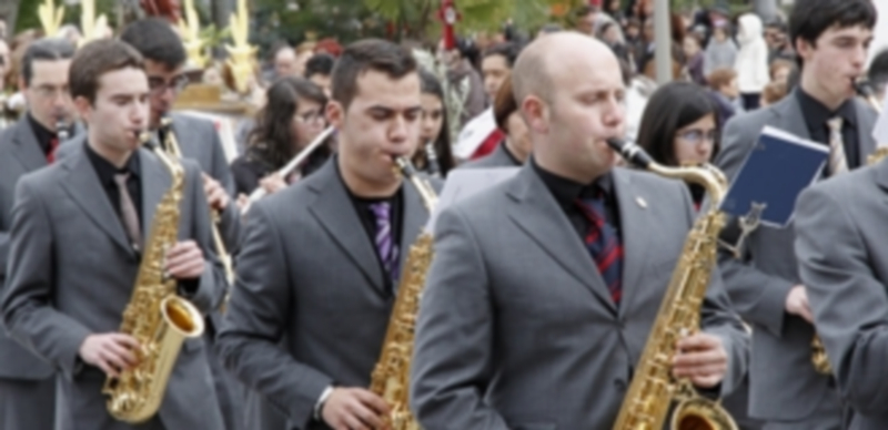 La Banda Municipal de la villa en una actuación. / Gabriel Gómez