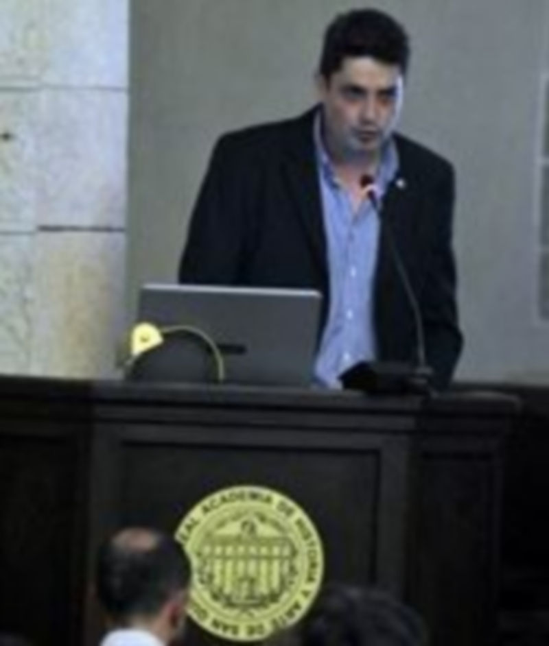 Un momento de la intervención de Víctor Manuel Cabañero. / Juan Martín