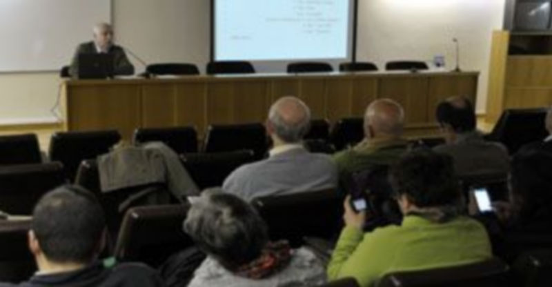 Un momento de la jornada que tuvo lugar ayer en Segovia./ Juan Martín