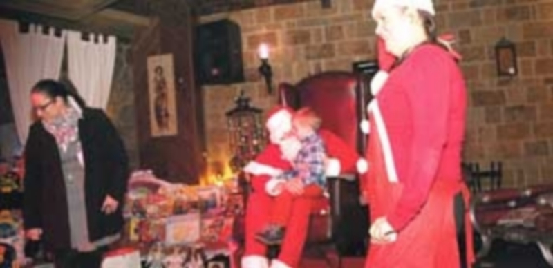 ´Visita de Papá Noel en el Bar Oremvs