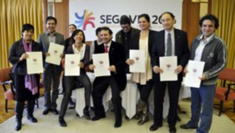 José Antonio Martínez asume la dirección creativa de Segovia 2016 1 El equipo creativo con el alcalde