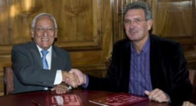 Atilano Soto Rábanos (izquierda) y Guzmán Bayón