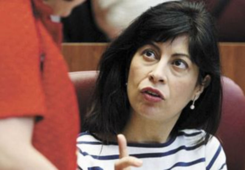 La portavoz socialista en las Cortes