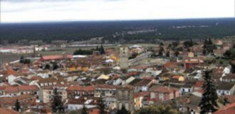 Vista del casco histórico de Cuéllar desde la Ciudadela. / JUAN CARLOS LLORENTE
